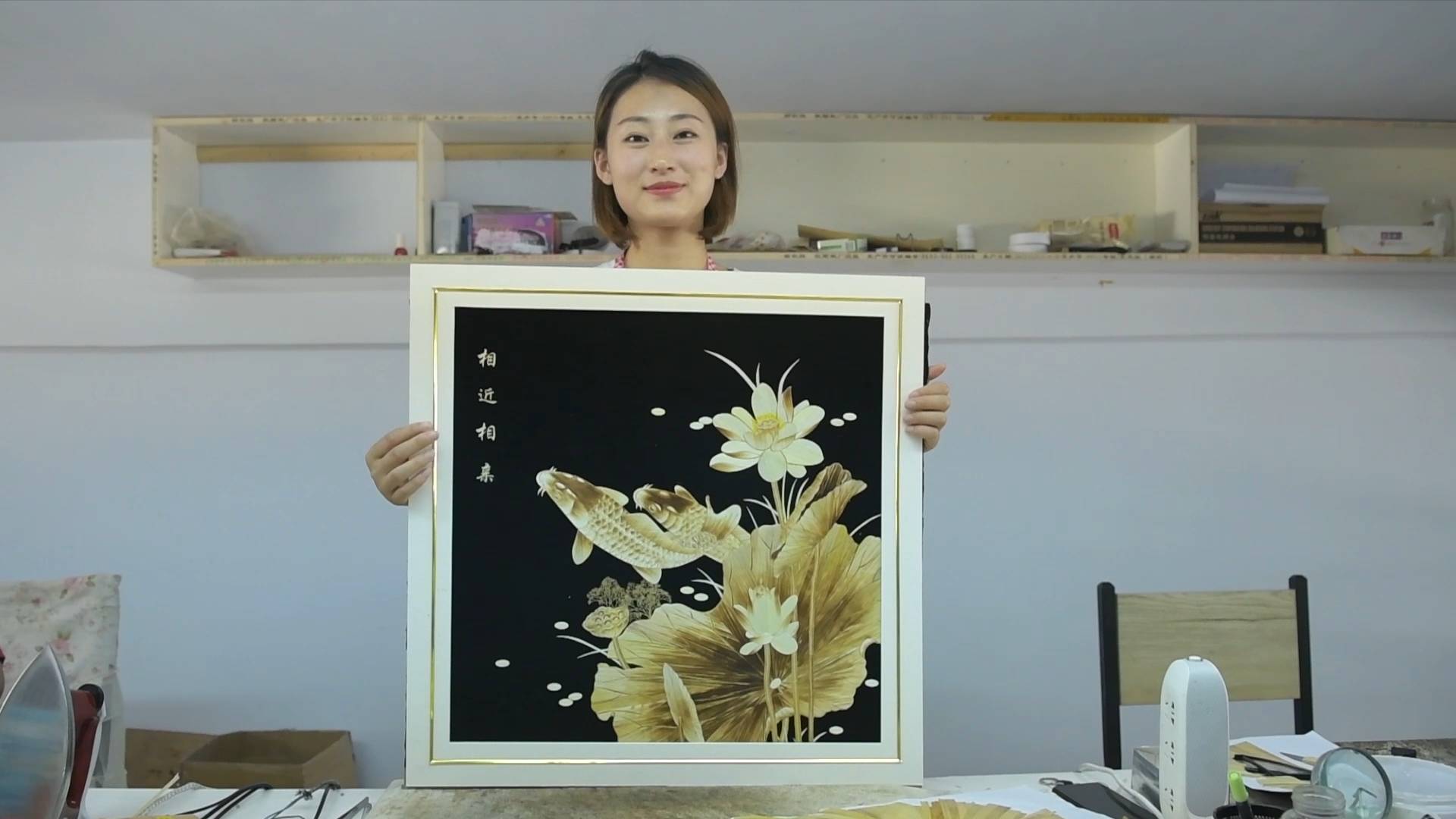 小麦秸大艺术,一起来看麦秸画是如何出炉的!