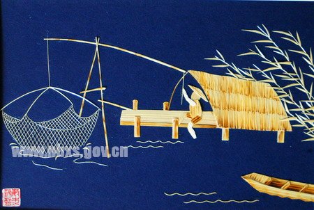 精品麦秸画欣赏(一)