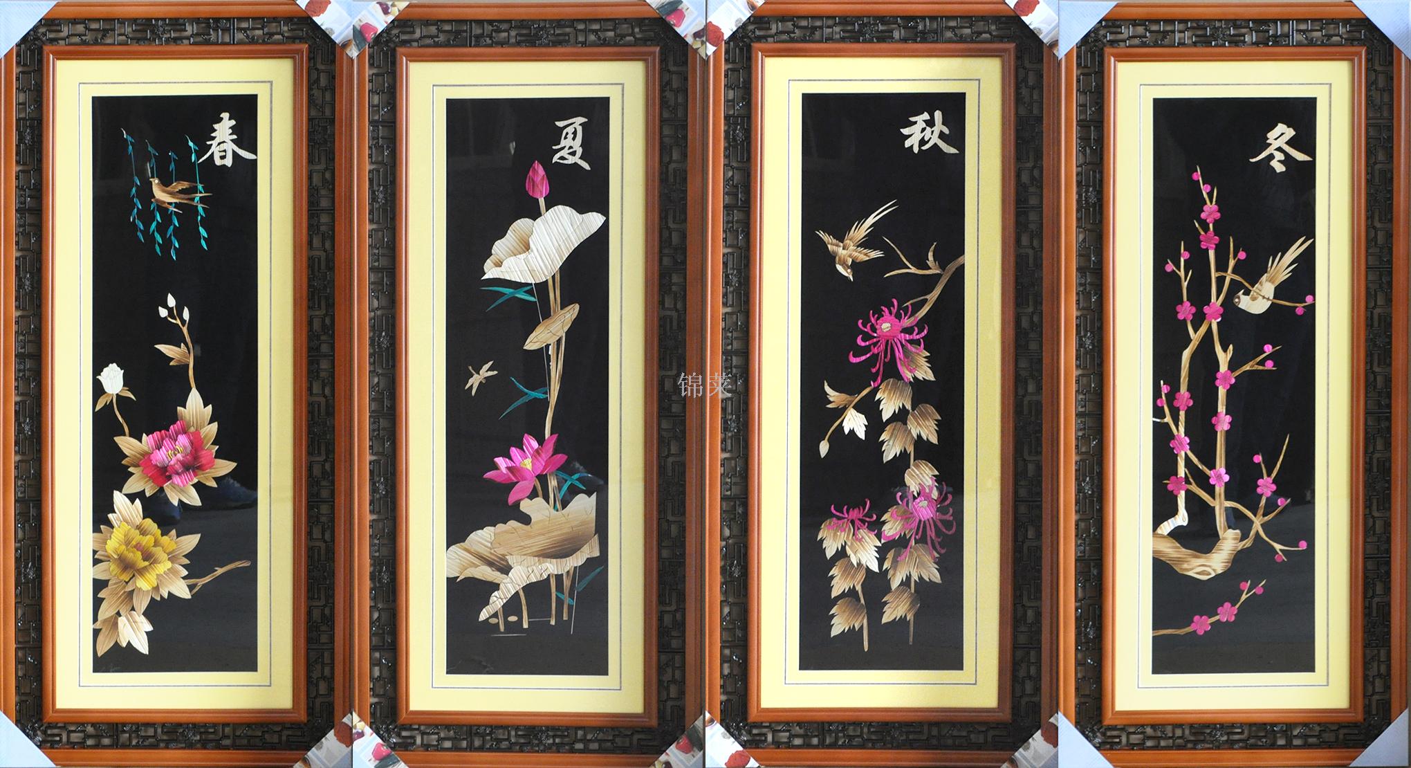 鲁山麦秸画引来了蔡丰名博士专程考察