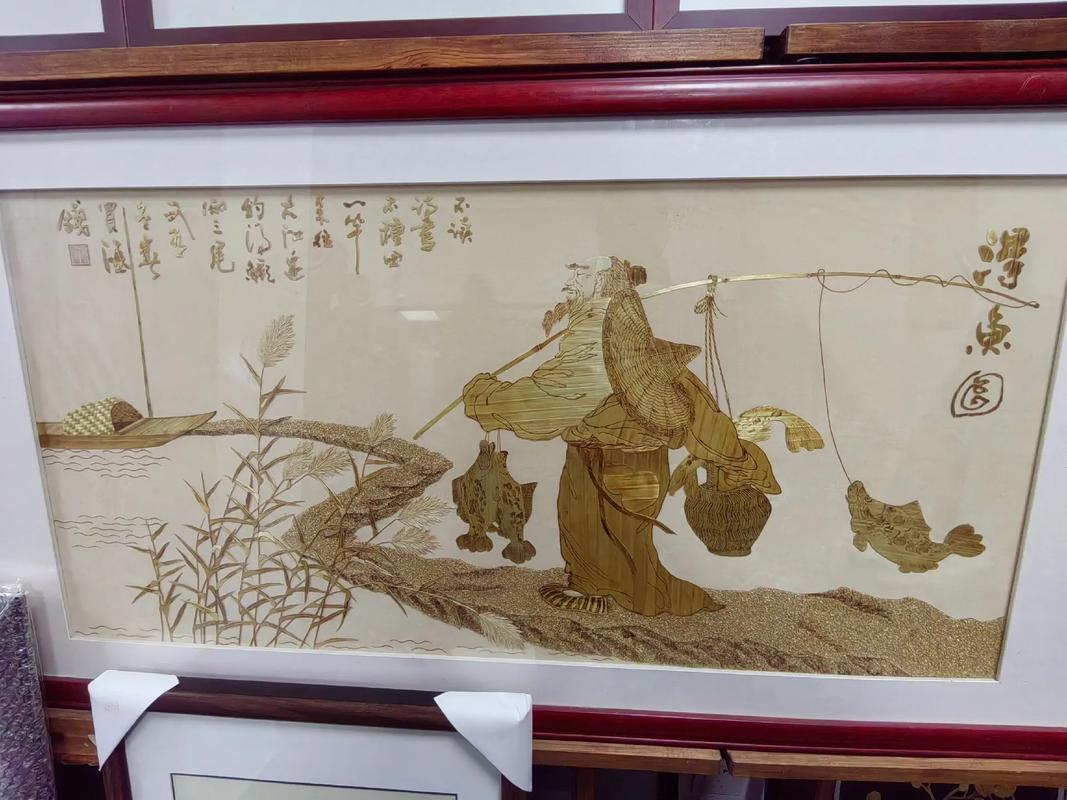 小海镇吴永龙麦秆画欣赏