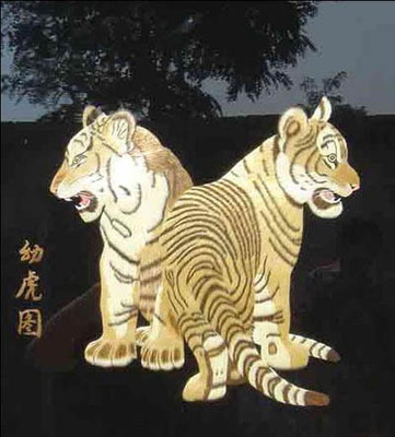 麦秸上的艺术-麦秸画