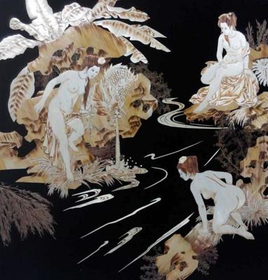 芦俊侠的麦秸画