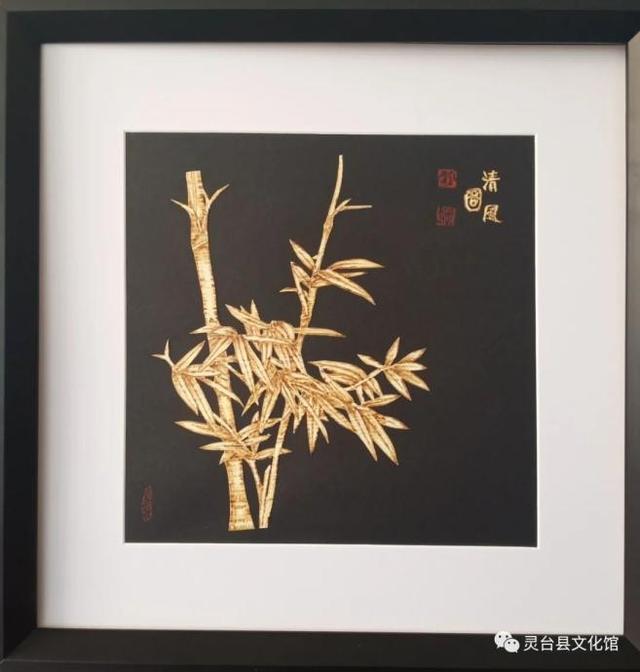快来围观丨灵台县文化馆干部刘强麦秆画又出新作品啦！