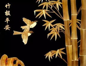 精美的中国传统麦秸画艺术