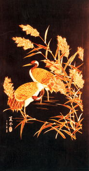 麦秸画艺术欣赏 麦秸画